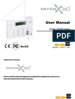 Alarme DefenX360 Manual