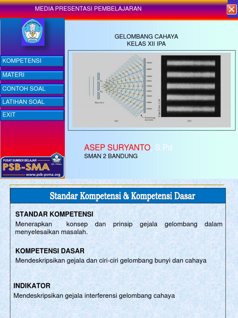 Interferensi Cahaya Ppt
