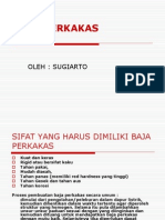 BAJA PERKAKAS: SIFAT, JENIS DAN PEMILIHAN