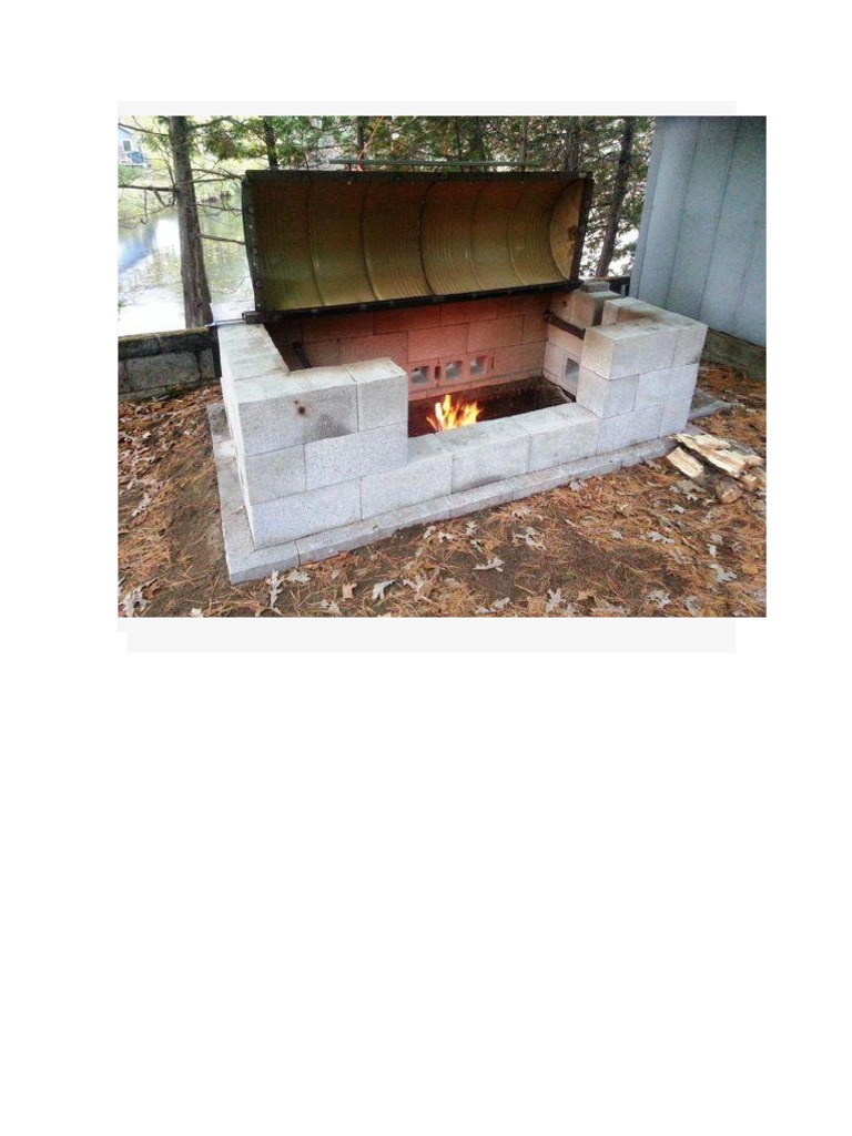 BBQ pit | Barbecue Grill | Pipe (Fluid Conveyance)