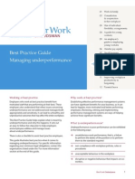 Managing Underperformance Best Practice Guide