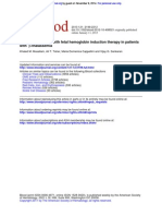 Clinical experience with fetal hemoglobin induction therapy in patients with β-thalassemia