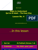 Al Fatihah Lesson-Solat