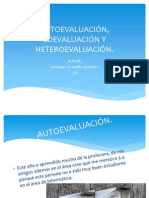 Autoevaluación, Coevaluación y Heteroevaluación