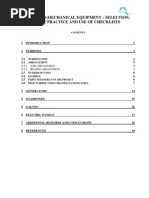 Download Electro Mechanical Equipment Selection by sziza SN24612545 doc pdf