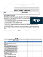 Submit ISO 50001 Auditor Checklist