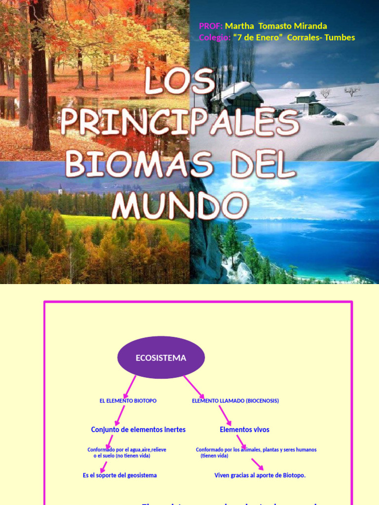 Biomas y Ecosistemas del Mundo | PDF | Ecosistema | Desierto