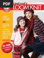 loom knit earflap hat