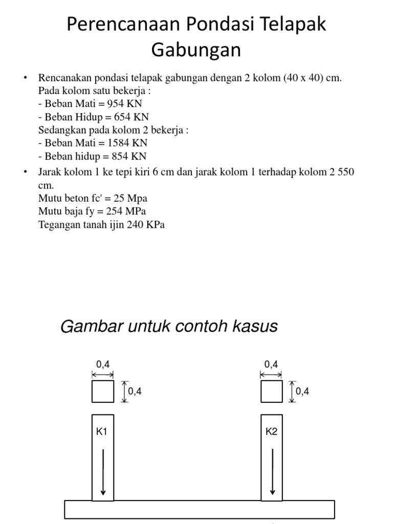 12 Pondasi Telapak Gabungan 1