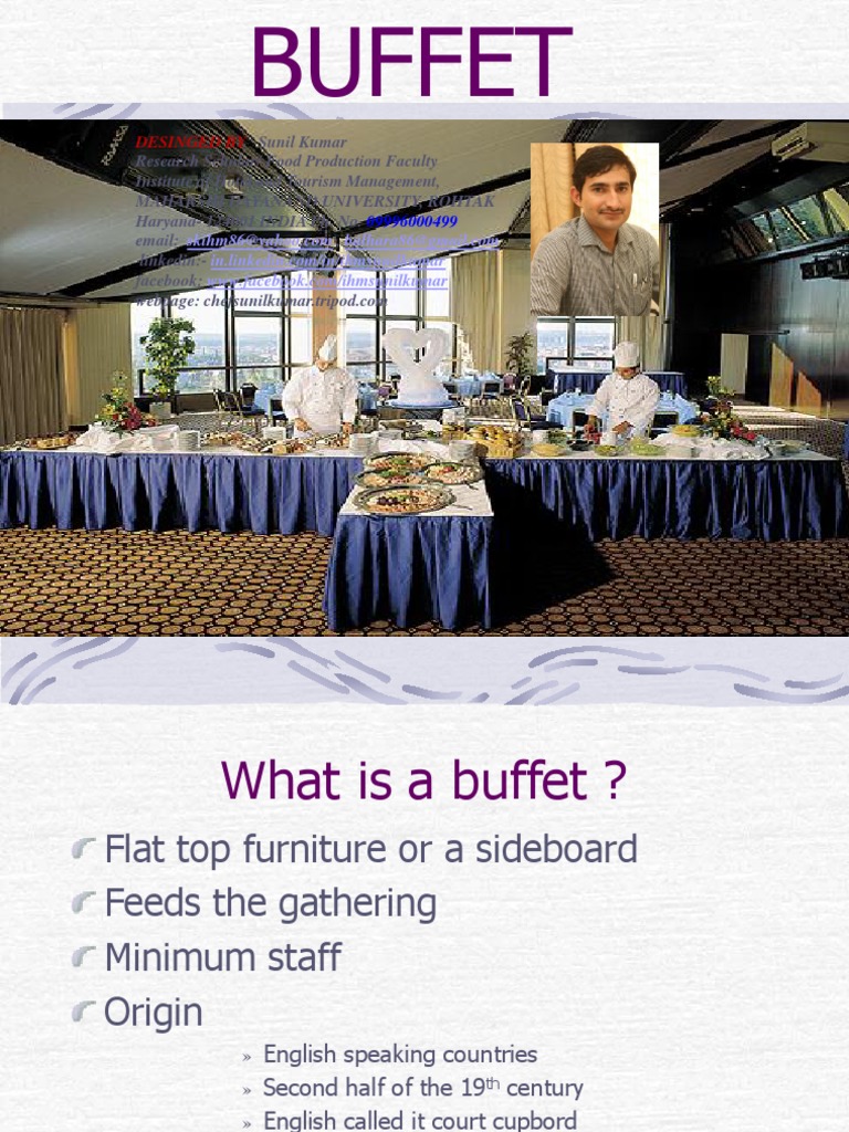 Buffet 131209045007 Phpapp01 | PDF | Buffet | Menu