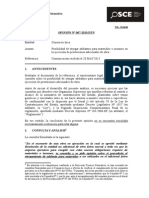 067-13 - PRE - CONSORCIO INCA - Adelanto de Materiales Para La Ejecucion de Adicionales de Obra