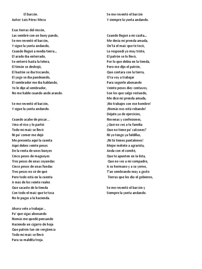 Letra y significado de 