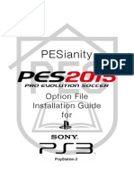 Download PESianity PES2015 Option File Installation Manual for PS3 by PESianity SN246146139 doc pdf