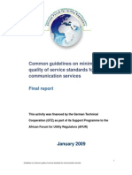 AFUR Final QoS Guidelines Report ENG - 19 Jan 09
