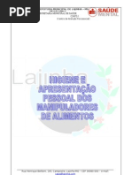 Caps - Manual Dos Manipuladores de Alimentos