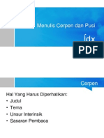 Menulis Cerpen Dan Pusi