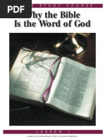 Download Bible Study Course Lesson 1 - Why the Bible is the Word of God by United Church of God SN246162030 doc pdf