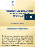 I. Introduccion Al Planeamiento Estrategico de Tecnologias de La Informacion