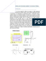 Curva Característica de Un Diodo Zener y Un Diodo Túnel