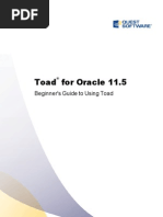 Toad For Oracle _ Beginners Guide