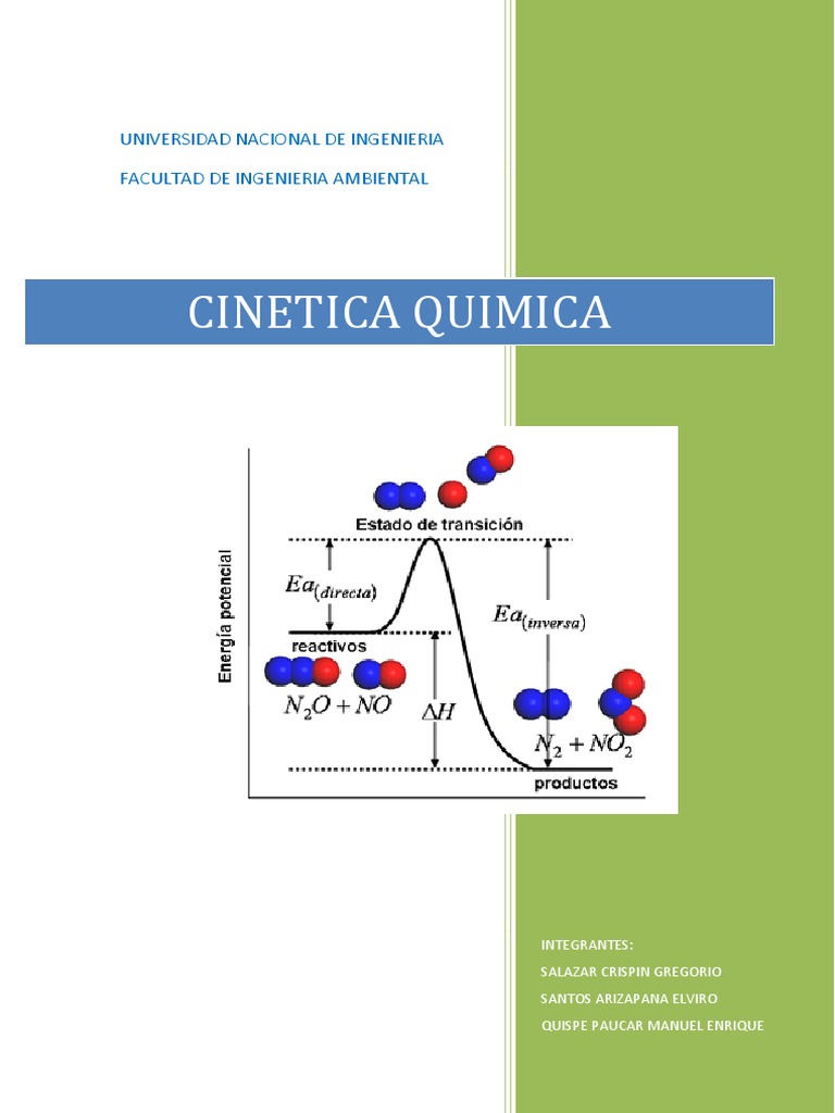 Cinetica Quimica | PDF | Cinética química | Velocidad de reacción