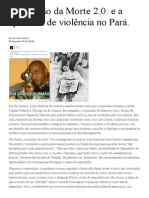 Esquadrão da Morte 2.0. e a epidemia de violência no Pará