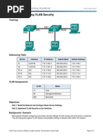 3.3.2.2 Lab - Implementing VLAN Security