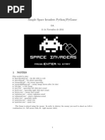 Download Space Invaders PythonPyGame by xeltox SN246184550 doc pdf