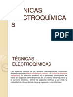 TÉCNICAS ELECTROQUÍMICAS