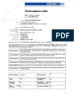 Organisation (TN) Acceptance Note: LC Franca, Aiesec in Brazil +55 35 8885 2795