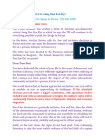 Download Gordon Brown Letter to Aung San Suu Kyi by Burma Democratic Concern BDC SN24619062 doc pdf