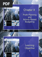 Profit Planning and Activity-Based Budgeting: Mcgraw-Hill/Irwin