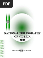 Download THE NATIONAL BIBLIOGRAPHY OF NIGERIA by Yorymao SN246196209 doc pdf