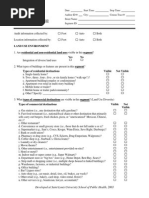 Audit Tool Checklist