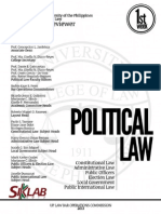 UP Bar Reviewer 2013 Political Law