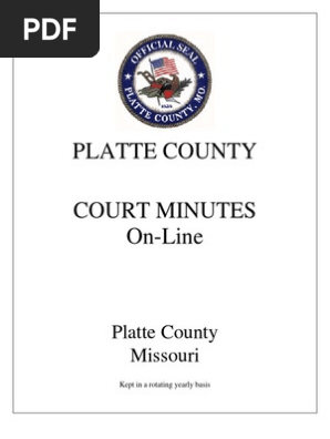 Platte County Court Minutes On Line Waste Management - 