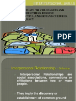 Interpersonal Skills