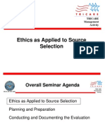 Ethics in Government Source Selection
