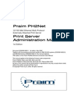 PRAIM Printer Server PH2Net FastEthernet 10/100mbit - Administration Manual