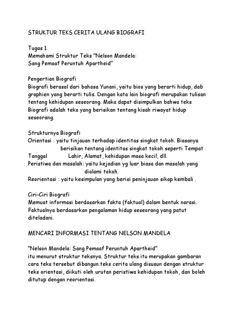 Contoh Teks Cerpen Dan Strukturnya - Mosaicone