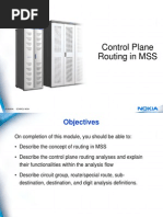 Control Plane Routing in MSS: © Nokia Scnrou WSH