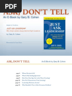 Download AskDontTellLeadership-HowToCreateAlignmentEngagementAccountabilitybyGaryCohenSN24622264 doc pdf