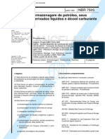 NBR 7505 NB 216 - Armazenagem de Petroleo Seus Derivados Liquidos e Alcool Carburante - Norma Can