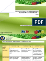 Jadual Kursus Penyebaran 2014 THN 5