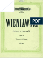 IMSLP42258 PMLP17451 Wieniavsky Sherzo Tarantelle Op16 VIOLON