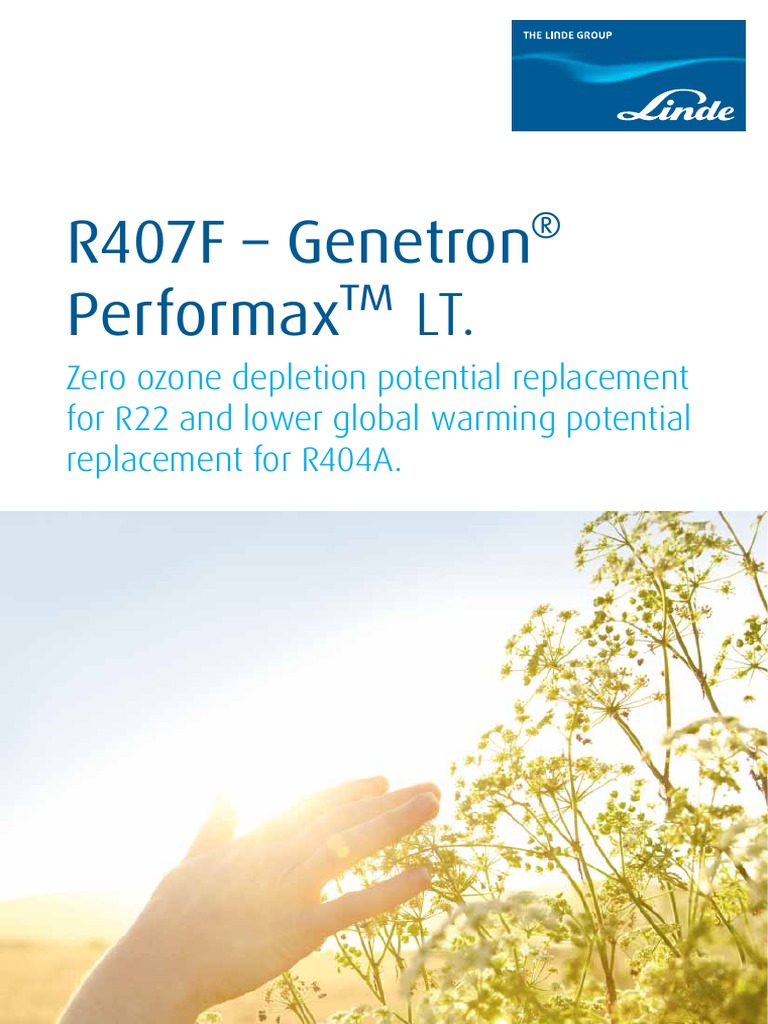 Refrigerants R407F For R22 and R404A Replacement17 - 129770 | PDF ...