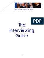 The Interviewing Guide: University of California, Merced