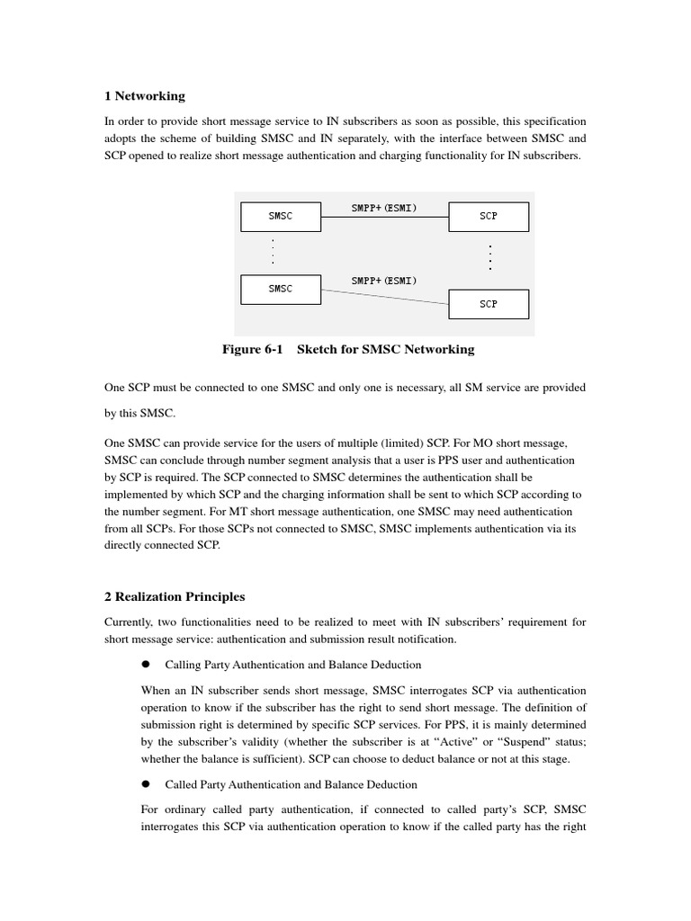 SMPP Call Flow and SMSC Addressing | PDF | Short Message Service ...