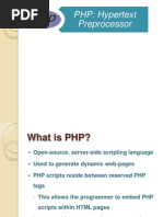 PHP:Hypertext Preprocessor