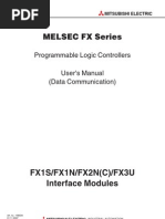 MELSEC FX Series Programmable Logic Controllers User's Manual (Data Communication) - ANTECH